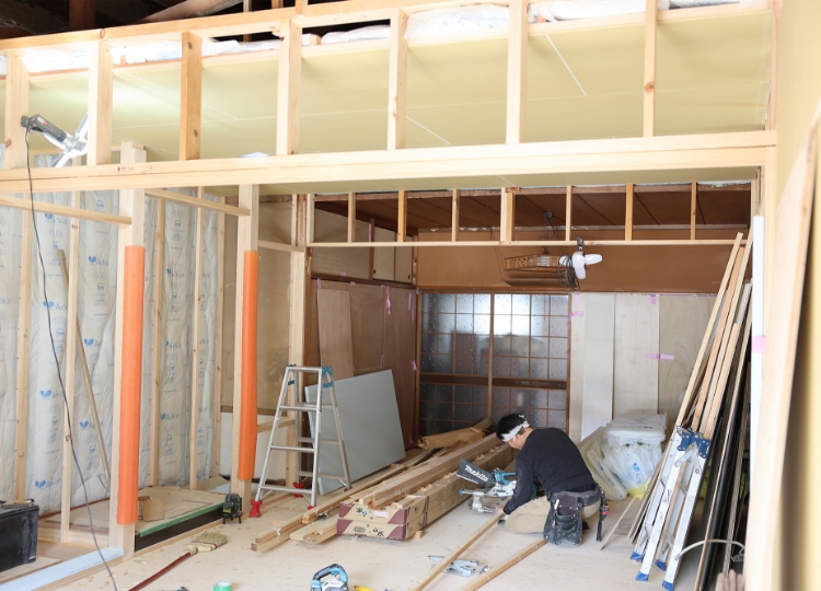 リノベーション工事の様子